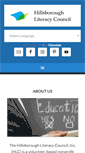 Mobile Screenshot of hillsboroughliteracy.org